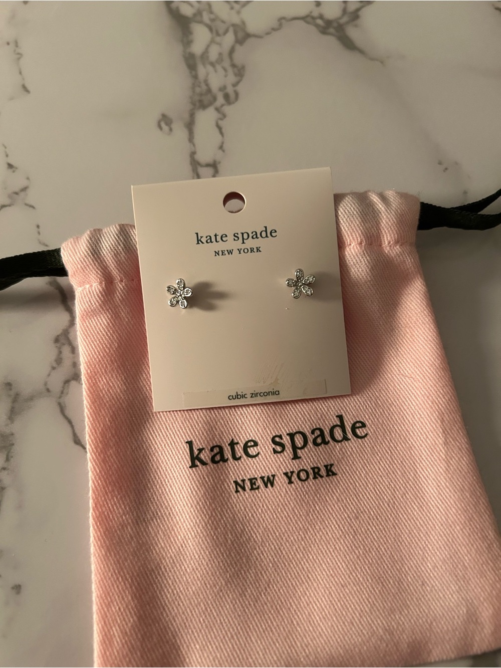 kate spade Silver Flower Stud Earrings